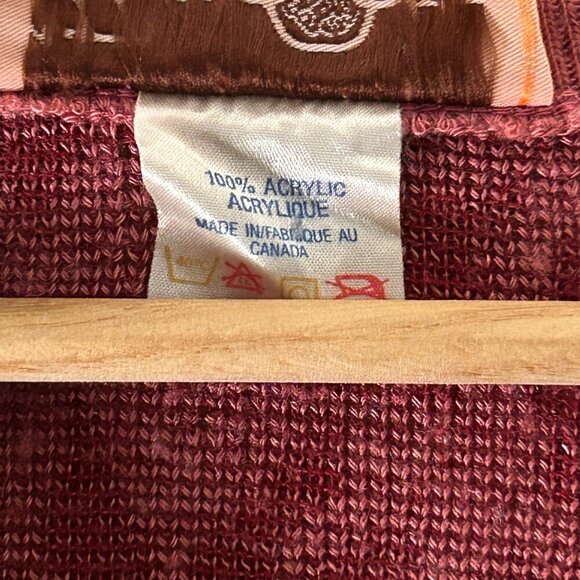 Vintage Liz Moody Dolman Sleeve Pink Flower Sweater L/XL - Picture 5 of 5